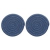 sourcing map 2Pcs Round Braided Placemats, 4.3" Woven Placemats Kitchen