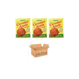 Concord Confections Caramel Apple Wrap, 5 Count Pack of 3 by Litezout and packed in a Litezout box