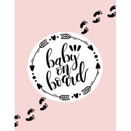 Cute Girl Pregnancy Notebook | 8.5 x 11, 100 Pages, Baby Girl, Great for first-time moms, Maternity gift, Pregnancy keepsake, Baby Gift, Pregnancy ... shower gift, pregnancy journal, mothers gift