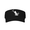 Fenmshairy Women's Floral Cat Sun Visor Hat Adjustable Empty Top