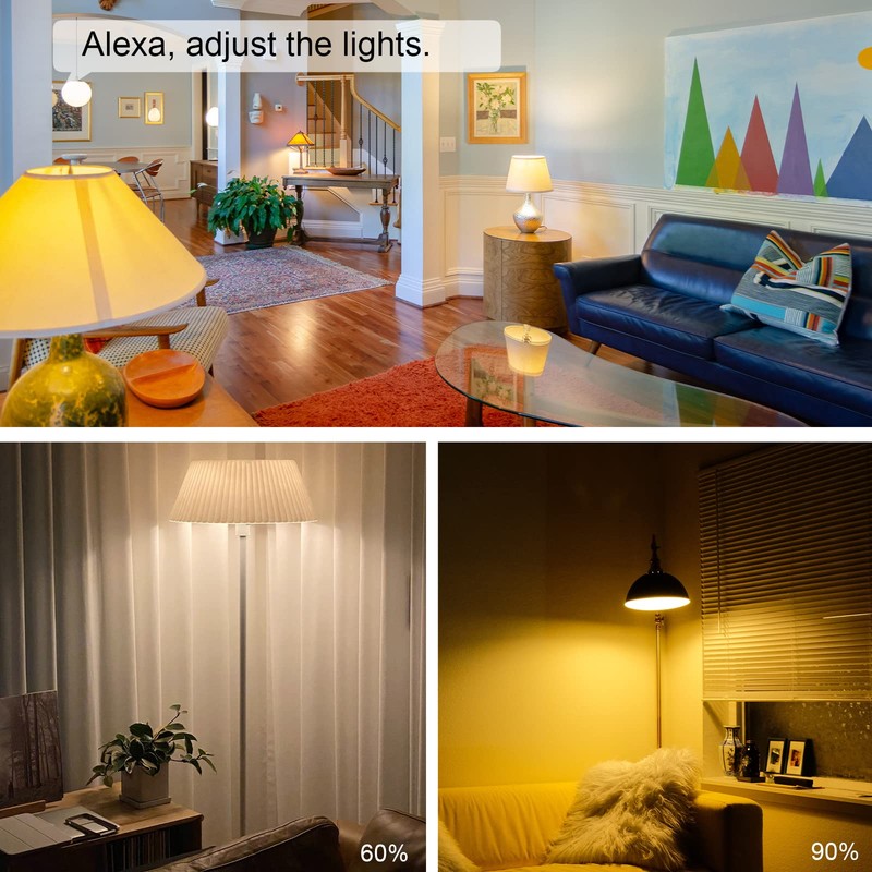 New One 2 Pack 2.4G WiFi Dimmable Smart Plug, Smart