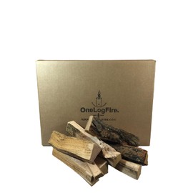 One Log Fire | Pizza Oven Wood 8 Inch 100% Kiln Dried Red Oak Cooking Wood, Great for Grilling, Smoking, BBQ, Saunas, 26 lbs.