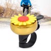 Bike Bell, 2.2cm/0.9in Flower Decor Aluminum Bicycle Bell, Loud Crisp