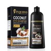 Fvquhvo Champú Instantáneo para Cabello Negro para Cabello Gris -