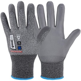 kela gj-BURBANK Cut Protection Gloves, Made in Germany, Work Gloves Level B CAT 2 EN 388, Seamless Fine Knit, Gardening, Work Protection, Construction (2 Pairs, 10 - XL)