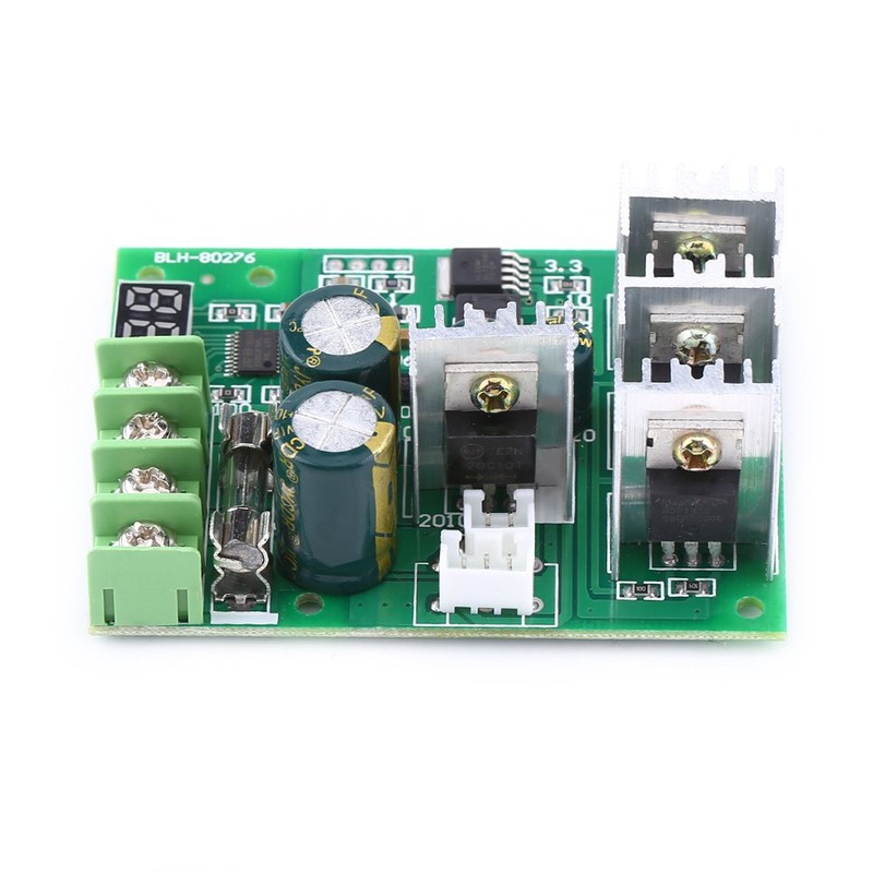 DC Motor Driver Controller PWM DC 6V-60V 30A Motor Regulator