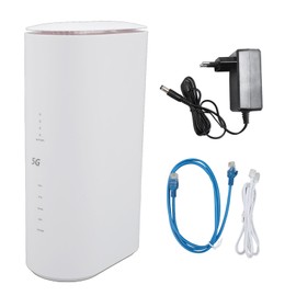 5G Router CPE WiFi 6 Router Dual Band Gigabit Ethernet 2.4G 5.8G 8 High Gain Antennas 4x4 MIMO Router with Sim Card Slot 100‑240V EU Plug