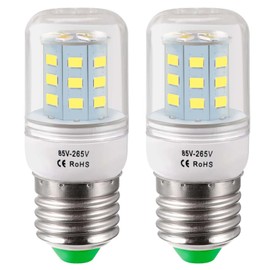 hekmazon Led Refrigerator KEI D34L Light Bulb 5304511738 E26 3.5W 40W Halogen Equivalent AC 85-265V E26 Medium Base 6000K 400Lm Pack of 2