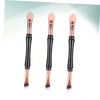 BIUDECO Makeup Brush Set 3pcs Travel Size Eyelash Brow Brushes