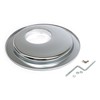 Trans-Dapt 2430 Chrome 14" Offset Air Cleaner Base