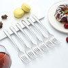 Gymdin 24 Pieces Dinner Forks, Forks Silverware(8 inches), Food Grade