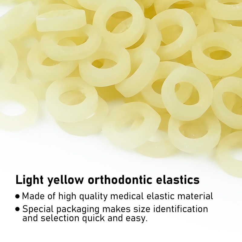 YYING Orthodontic Rubber Bands for Braces 3/16'' Medium 5 oz,