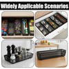 Caeuiciw 6PCS Drawer Organizer for Kitchen, Utensil Mesh Drawer Organizer