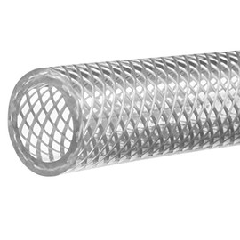 USA Sealing ZUSA-HT-10 Reinforced Height Pressure Clear PVC Tubing, 1/2" ID, 5/8" OD, 100" Length