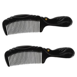 Beavorty 2pcs Hair Smoothing Comb Hairdressing Tool for Thick Natural Curly Hair Compact for Ages Random Style