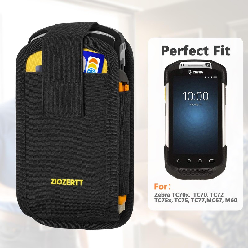 Scanner Holster Compatible with Zebra TC77, TC70,TC70x,TC72,TC75x,TC75,MC67,M60,Handheld Barcode Scanner Holder