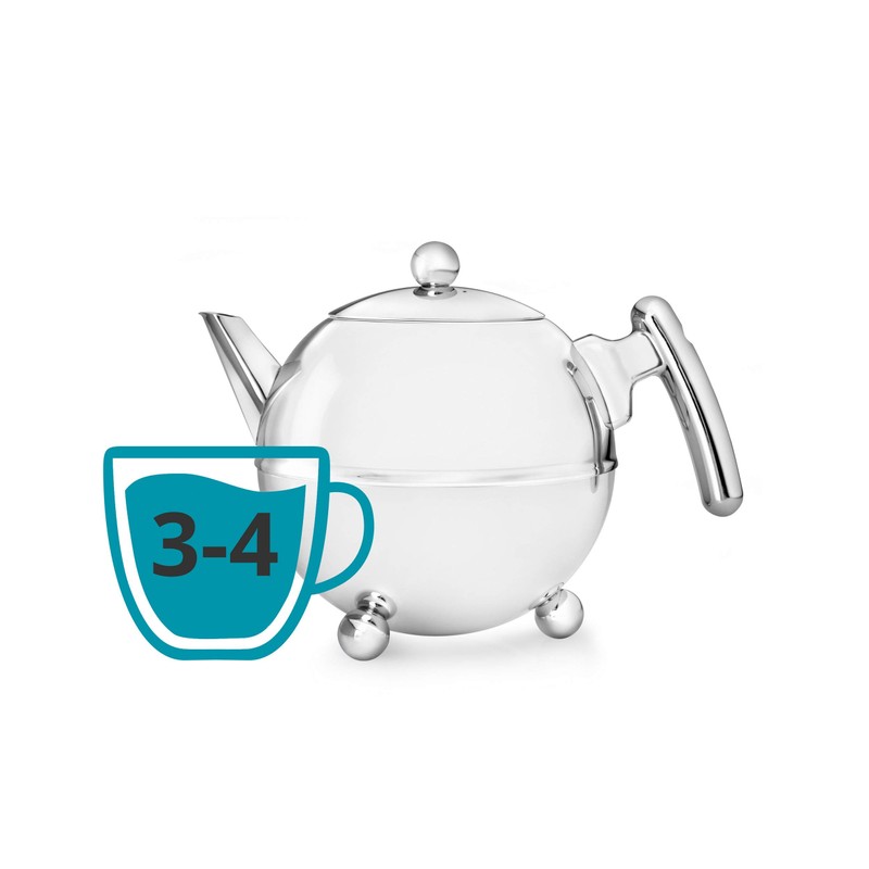 Bredemeijer Duet Bella Ronde 1303CH Double Walled Teapot 0.75 Litre