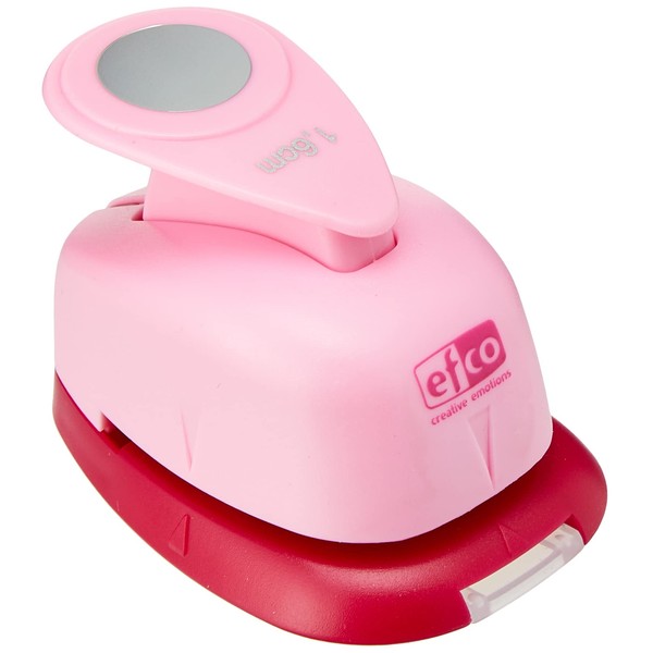 EFCO 5/8-Inch/1.6 cm Small Circle Punch, Pink