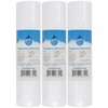 3-Pack Replacement for HF-360 Polypropylene Sediment Filter - Universal 10-inch