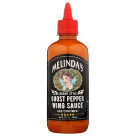Melinda’s Creamy Style Ghost Pepper Wing Sauce, 12 Ounces (Pack Of 6)