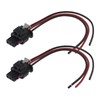 ECSiNG Pack of 2 3-Pin Parking Sensor Plug Replacement Pigtail