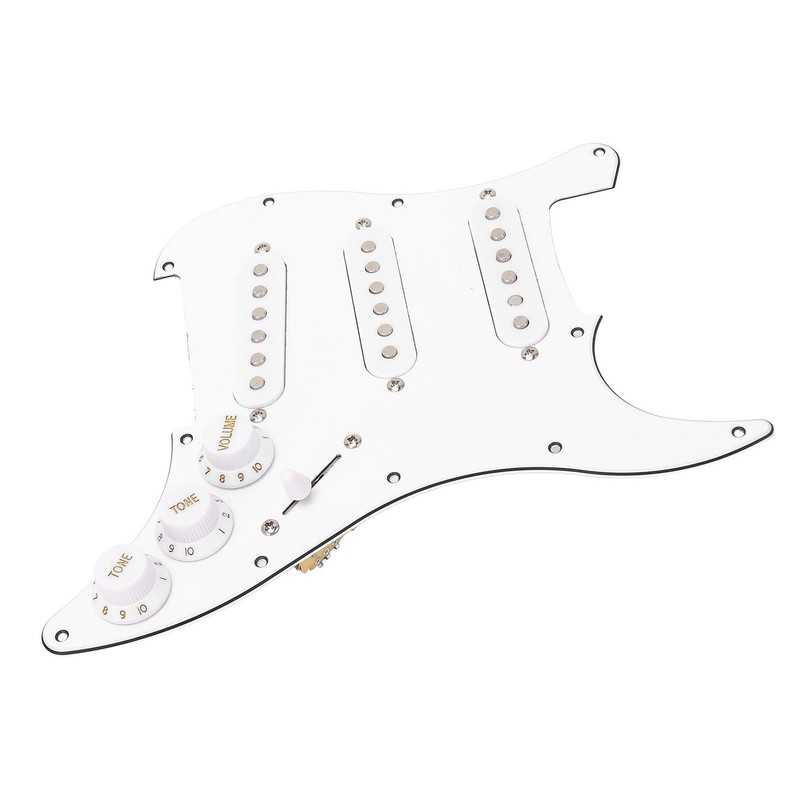 DIY Electric Guitar Kit with Prewired Loaded Pickguard Bridge System