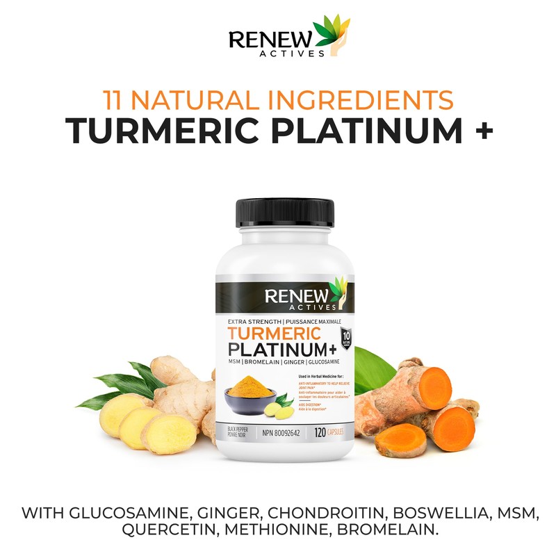 Renew Actives Turmeric Platinum - Antioxidant Source & Liver Protectant