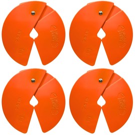 Micro Gainz Dumbbell Fractional 2.5 lb Weight Plate, Ideal for Micro Loading, (Choose Color) 4 Piece Fractional Weight Plates, Designed for Dumbbell Training, Made In USA (Orange)