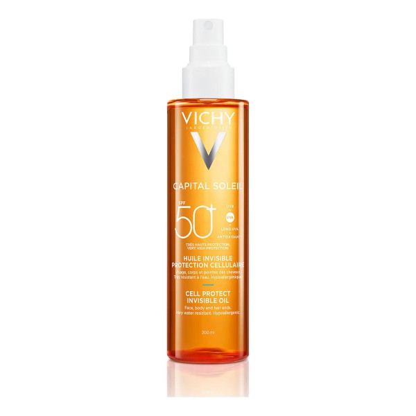 Protector Celular En Aceite Vichy Capital Soleil 50FPS 200ml