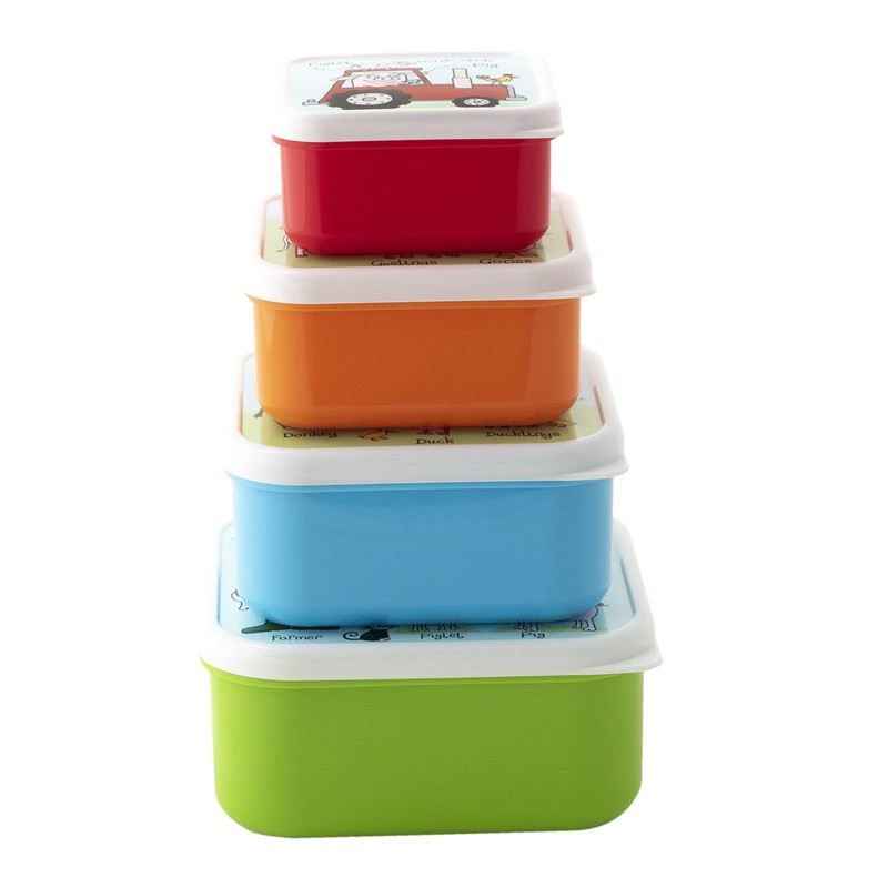 Tyrrell Katz Kids Snack Boxes with Farm Print - Children's