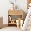 Monarch Abode Metal Bathroom Trash Can – Waste Basket for