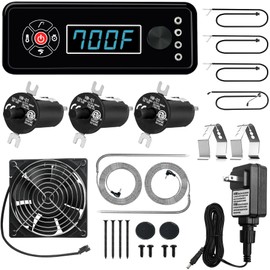 Non-WiFi/Bluetooth Smoker Parts for Masterbuilt Gravity Series 560 800 1050 Control Panel Replacement Fan Kit Power Adapter Cords Hopper Lid Door Switch Digital Charcoal Grill MB20041020 MB20040122