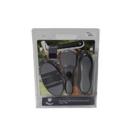 Rhinegold Soft Touch Grooming Blister Pack - Grey/Black