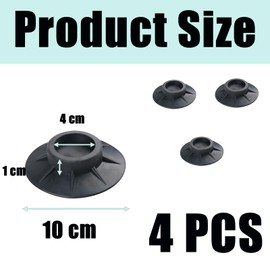 4 PCS Washing Machine Vibration Dampers Vibration Pads Washing Machine Non Slip Washing Machine Feet Washing Machines Household Furniture Washing Machine Silencer Washing Machine Foot Pads
