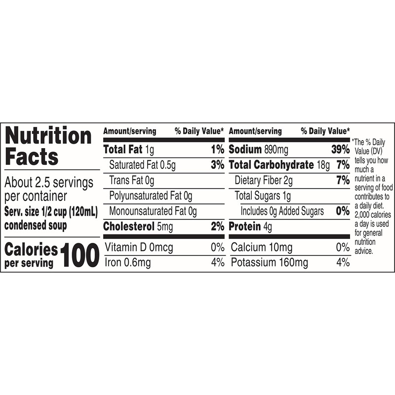 Campbell's Condensed Beef Soup With Vegetables and Barley, 10.5 oz