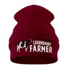 Purple Print House Legendairy Farmer Beanie Hat - Funny Dairy