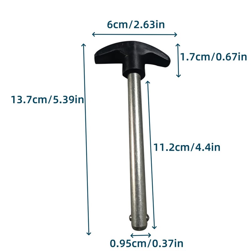 Liyquint 2Pcs Stainless Steel Weight Stack Pins - Locking Gym