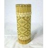 Unbranded NOS Vtg 60s Woven Raffia Lamp Column Spacer Tube