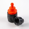 10mm Curly/Spiral Hose Replacement connectors (Pack of 2) Universal Click