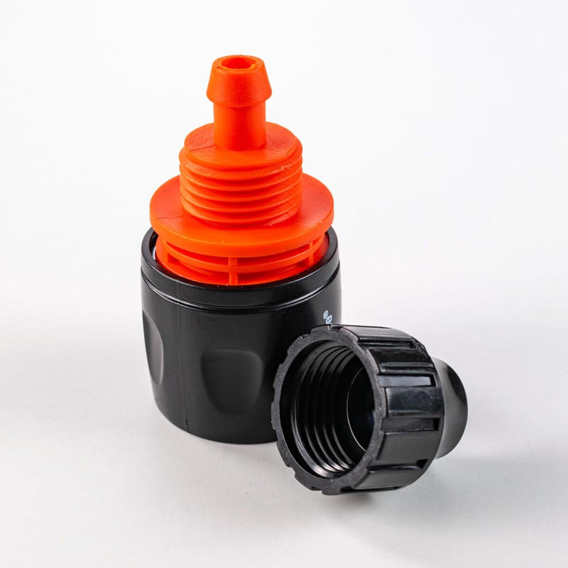 10mm Curly/Spiral Hose Replacement connectors (Pack of 2) Universal Click