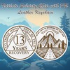 IELCJJ 13 Years Triplate Sobriety Coin - Sobriety Chip -