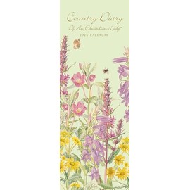 2025 The Country Diary of an Edwardian Lady Slim Wall Calendar