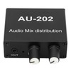 Stereo Mixer Audio Distributor 2 Input 2 Output 3.5mm Jack