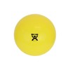 Cando CanDo Exercise Ball, non-slip, inflatable, yellow, 45cm