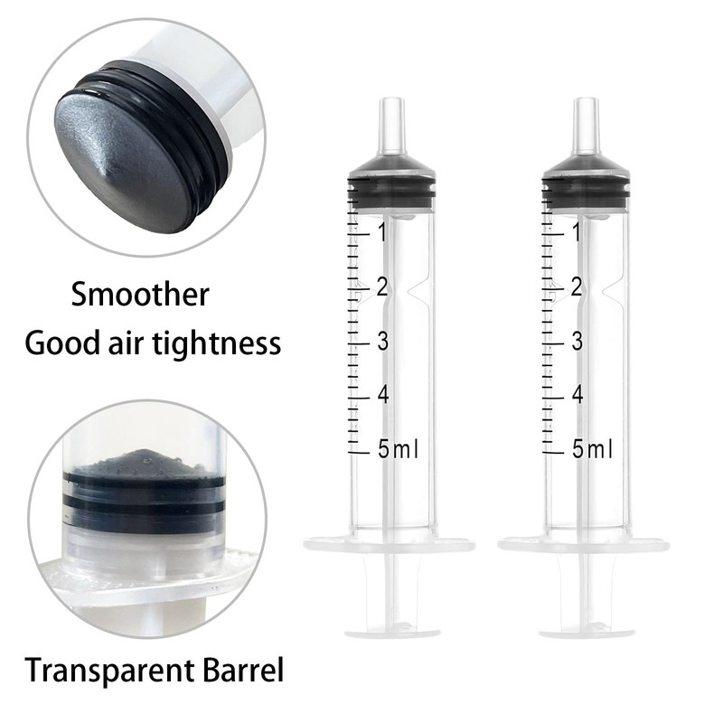 5ml Jello Shot Syringes for Collecting Colostrum, （40PCS） Liquid Syringes