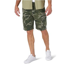 Wrangler Camo Relaxed Fit Stretch Cargo Shorts - 40