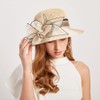 KORADI Women Organza Kentucky Derby Hat Fascinators Bucket Bowler Hat