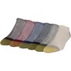GOLDTOE Men's 656F Cotton No Show Athletic Socks, Multipairs, Khaki/Olive/Black/New