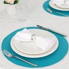 HODJOY Round placcemats Set of 6, Table mats for Indoor