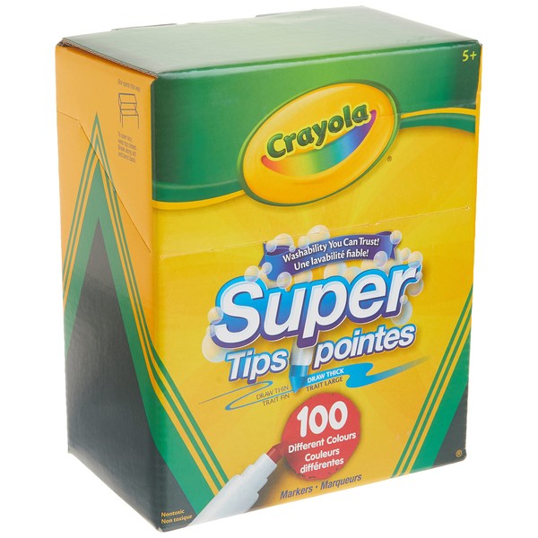 Crayola Crayola Super Tips Washable Markers 100 Count
